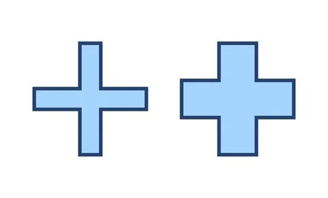 Plus icon vector. Add plus sign and symbol イラスト素材