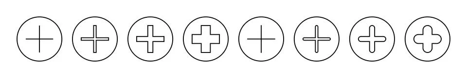 Plus icon vector. Add plus sign and symbol Stock-Illustration