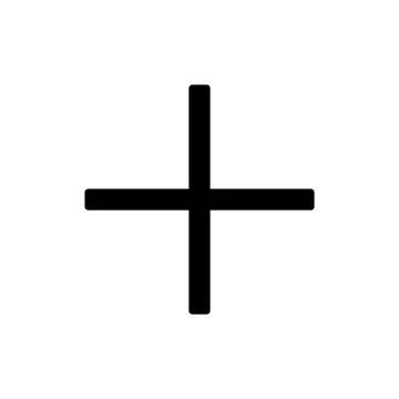 Plus icon vector. Add plus sign and symbol 스톡 일러스트