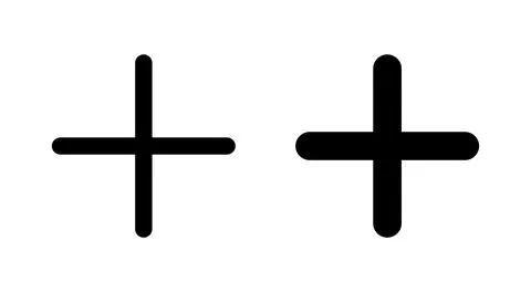 Plus icon vector. Add plus sign and symbol 스톡 일러스트