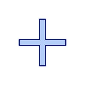 Plus icon vector. Add plus sign and symbol Stock-Illustration