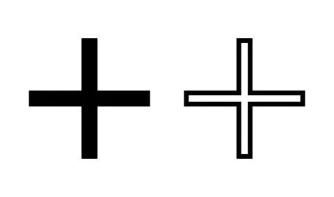 Plus Icon vector. Add plus icon. Addition sign. Medical Plus icon 스톡 일러스트