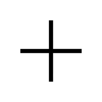 Plus Icon vector illustration. Add plus sign and symbol Stock Illustration