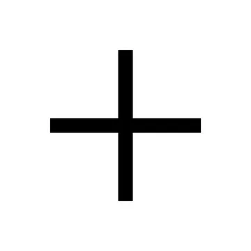 Plus Icon vector illustration. Add plus sign and symbol Stock Illustration