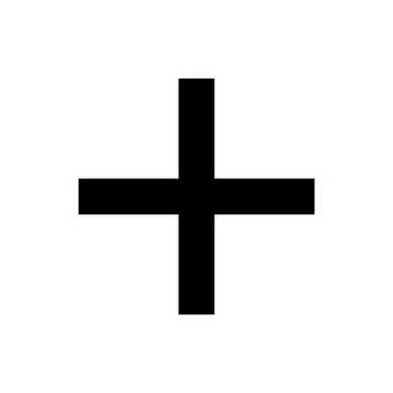 Plus Icon vector illustration. Add plus sign and symbol 스톡 일러스트