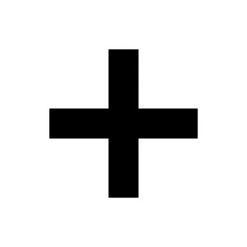 Plus Icon vector illustration. Add plus sign and symbol Stock Illustration