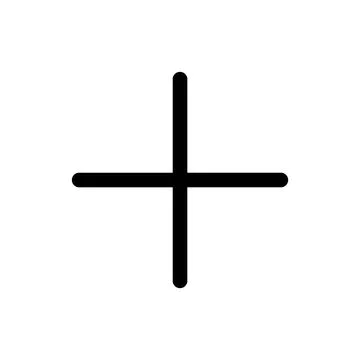 Plus Icon vector illustration. Add plus sign and symbol 스톡 일러스트