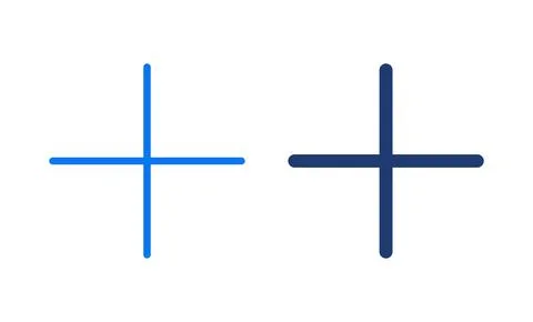 Plus Icon vector illustration. Add plus sign and symbol 스톡 일러스트
