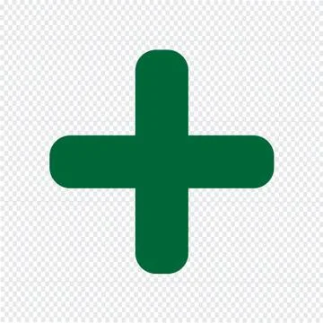 Plus icon vector illustration Stock-Illustration