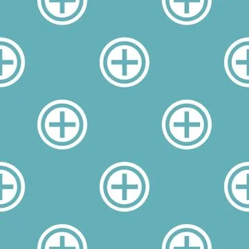 Plus pattern seamless blue Stock Illustration