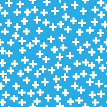 Plus Sign on Blue Background 스톡 일러스트