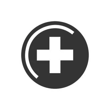 Plus sign icon Stock Illustration