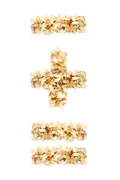 Plus Sign, Minus sign and Equal sign Stock Photos