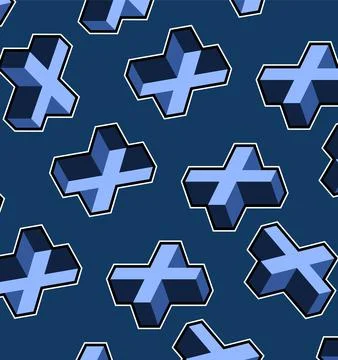 Plus sign pattern gray background Stock Illustration