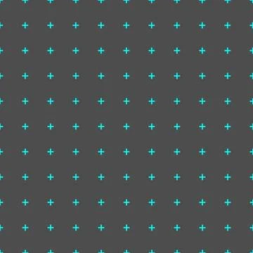 Plus sign pattern plus blue sign icon seamless pattern cross texture Copyr... Stock Photos