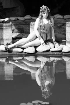 Plus size model  black bra xxl woman Young beautiful busty curvy Stock Photos