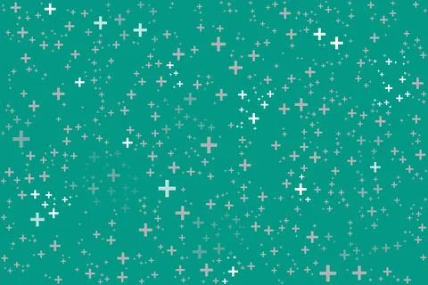 Plus symbols of different sizes and opacity seamless background pattern vector Stock Illustration