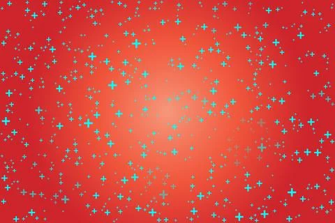 Plus symbols of different sizes and opacity seamless background pattern vector Stock Illustration