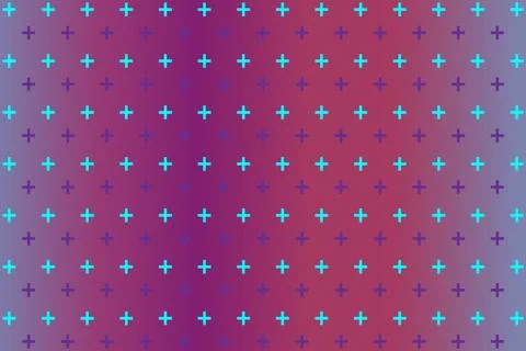 Plus symbols seamless background pattern vector illustration. Stock Illustration
