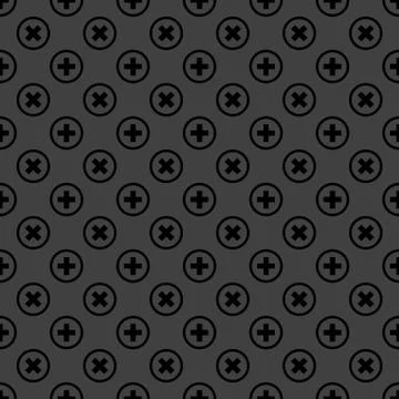 Plus web icon. flat design. Seamless pattern. 스톡 일러스트