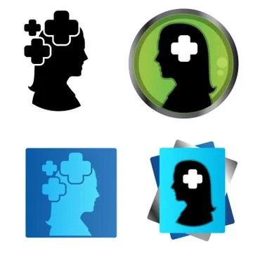Plus of the woman mind Stock Illustration
