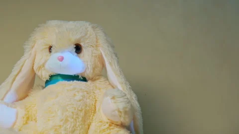 Plush easter bunny Видео 157220937