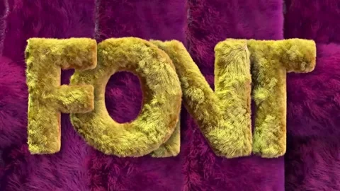 Plush Typeface Stock After Effects
