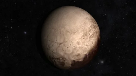 Pluto 4K Seamless Loop Background Stock Footage 223424316