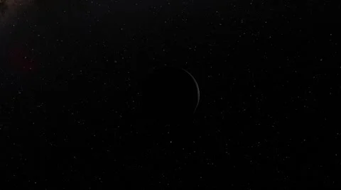 Pluto Flyby Animation Stock Footage 46758267