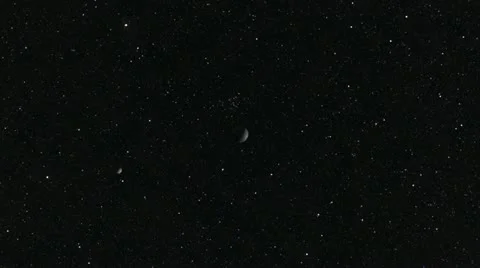 Pluto Flyby Video stock 21853777