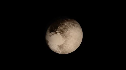 Pluto Flyby Video stock 73340369