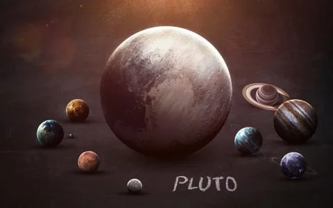 Pluto - High resolution Stock Photos