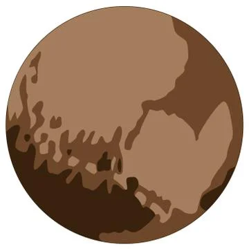Pluto Stock Illustration