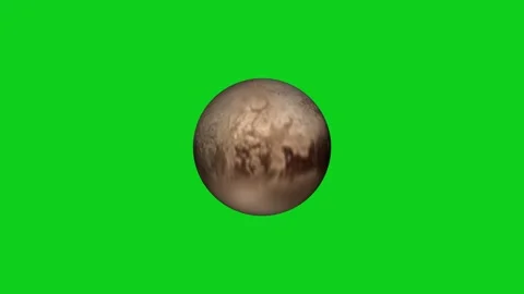 Pluto map sept icon animated video Stock Footage 294403575