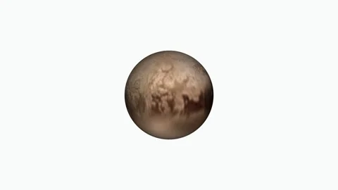 Pluto map sept icon animated video Stock Footage 294403605