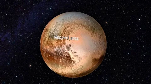 Pluto or dwarf planet Stock Footage 332618779