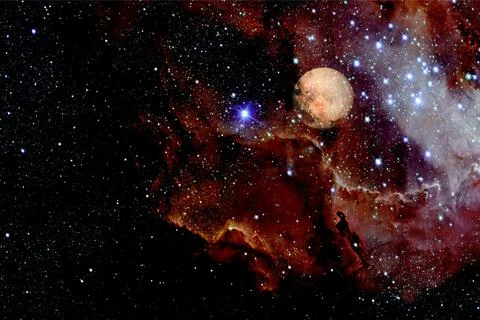 Pluto. Solar system. Elements of this image furnished by NASA Stock Photos