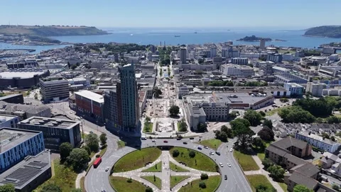 Plymouth in Devon Stock Footage 313620081