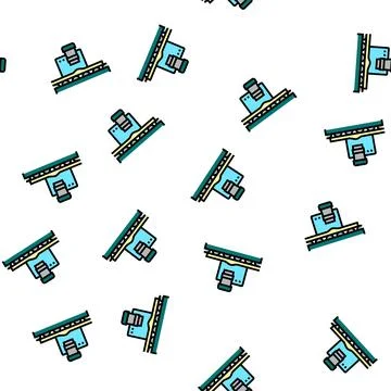 Plywood press vector seamless pattern Stock Illustration