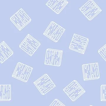 Plywood timber line seamless pattern Stock Illustration