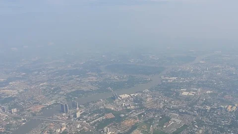 PM2.5 Pollution Crisis Stock Footage 118431589