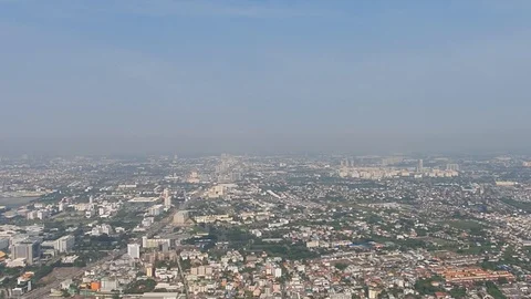 PM2.5 Pollution Crisis Stock Footage 118431710