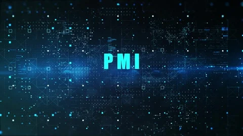PMI word in economic indicators Stock-Footage 318782575