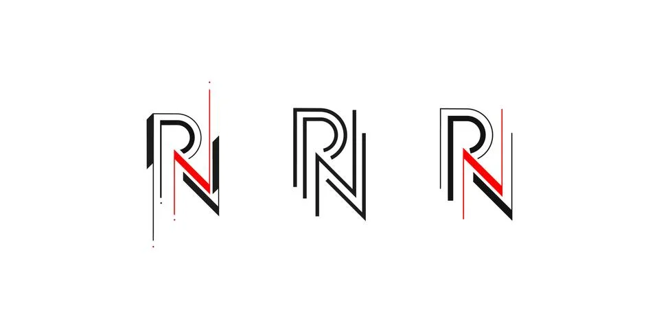 PN logo, monogram, vector Illustration