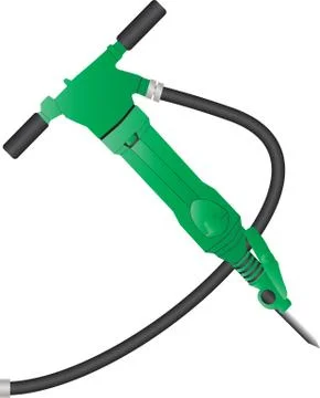 Pneumatic Drill Stock Illustration