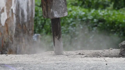 Pneumatic Drill Machine Stock Footage 27047237