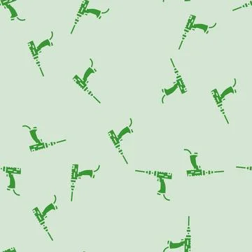 Pneumatic drill tool work glyph seamless pattern 스톡 일러스트
