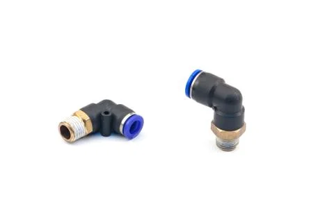 Pneumatic fitting Foto stock