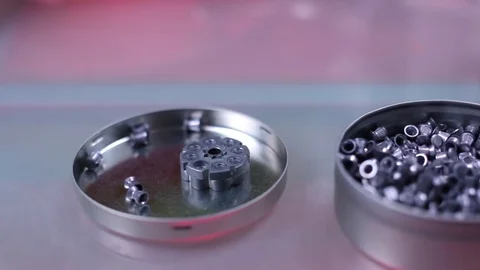 Pneumatic gun and bullets Stock Footage 72961789