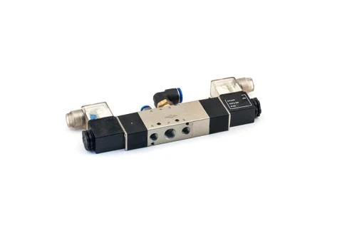 Pneumatic valves Stock Photos
